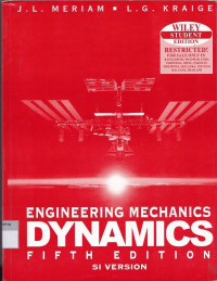 Image of Engineering mechanics vol. 2 Dynamics