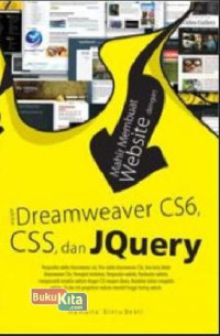 Image of Mahir Membuat Website Dengan Adobe Dreamweaver CS6, CSS, Dan Jquery