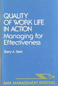 Image of Quality of Work Life in Action Managing for Effectiveness