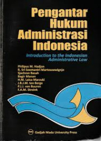 Image of Pengantar Hukum Administrasi Indonesia
