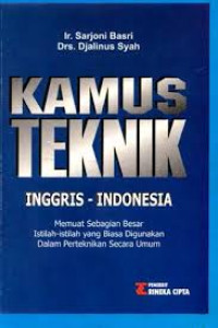 Kamus Teknik Inggris-Indonesia