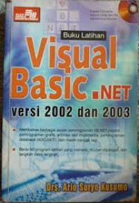 Image of Buku latihan Visual Basic .net versi 2002 dan 2003