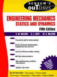 Image of Schaum's outline of theory and problems of engineering mechanics, statics and dynamics